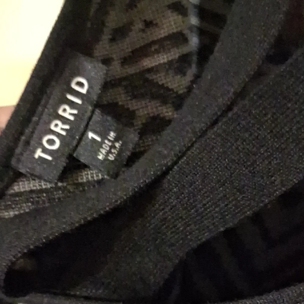 Torrid Double Strap Geo Patterned Mini Sweater Dress - Picture 2 of 2